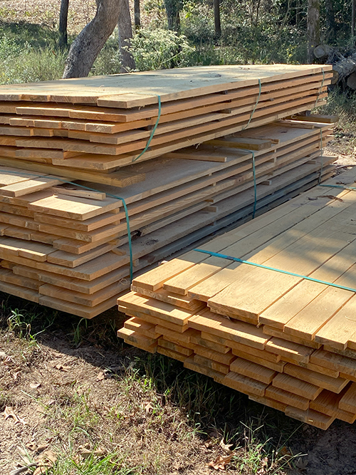 A stack of Lumber